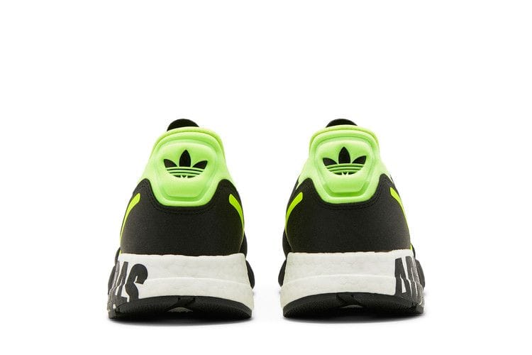 Men's ZX 1K Boost 'Bold Logo Graphic - Black Solar Yellow'
