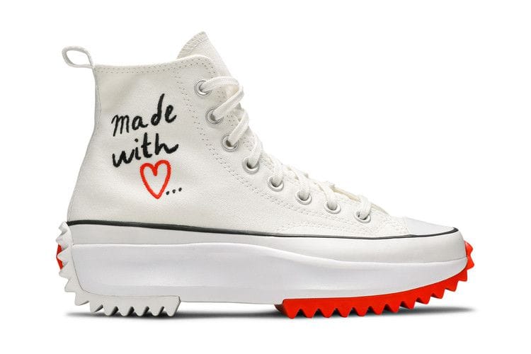 Women's Run Star Hike High 'Made With Love - White'