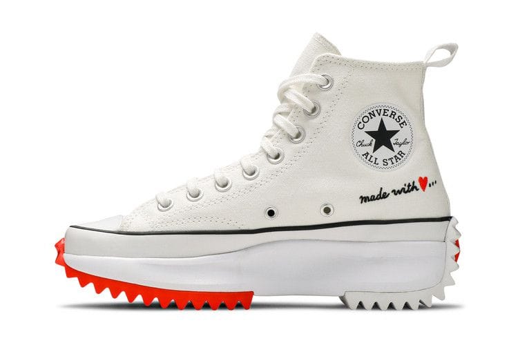 Women's Run Star Hike High 'Made With Love - White'