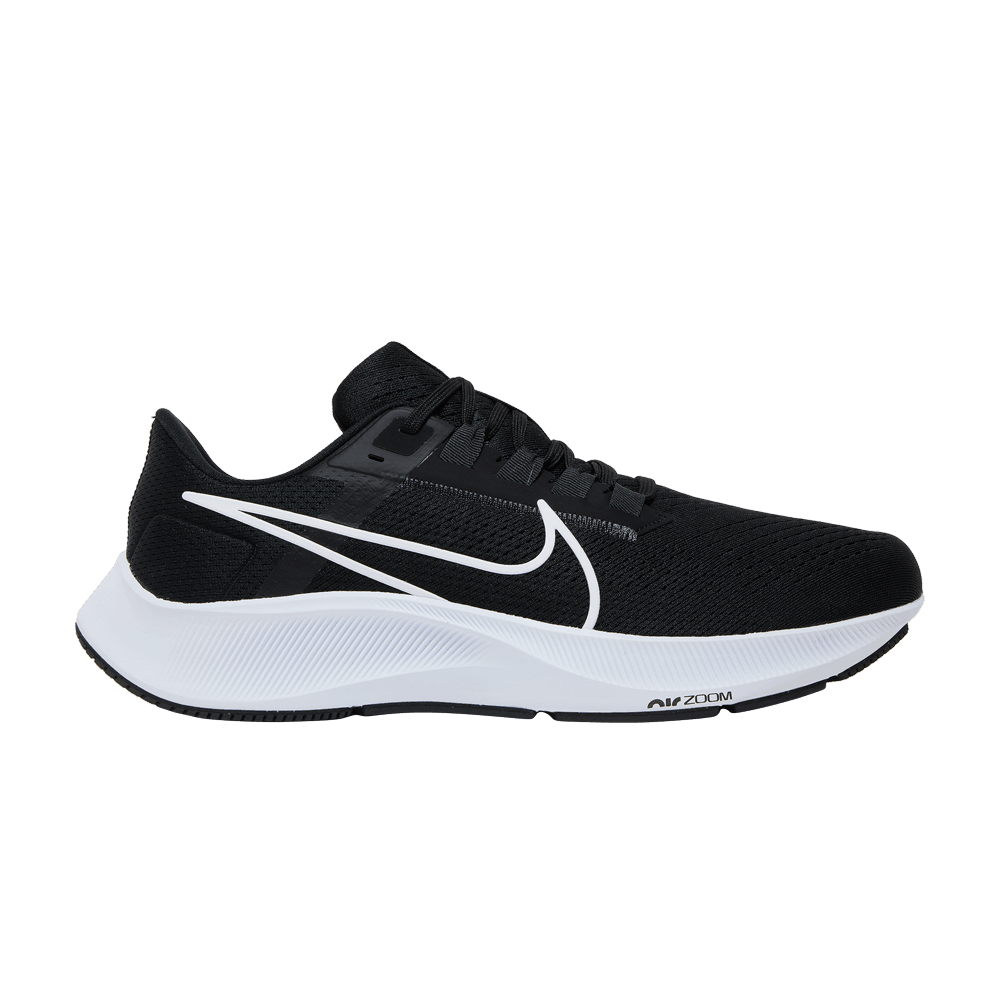 Men's Air Zoom Pegasus 38 Extra Wide 'Black White'