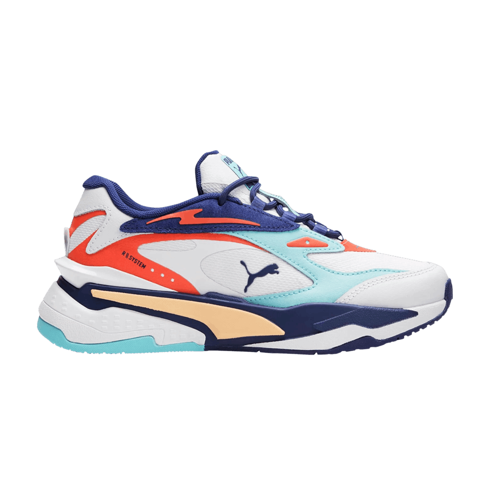 RS-Fast Courtside Big Kid 'White Angel Blue'