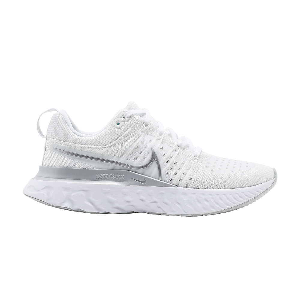 Women's React Infinity Run Flyknit 2 'White Metallic Silver'