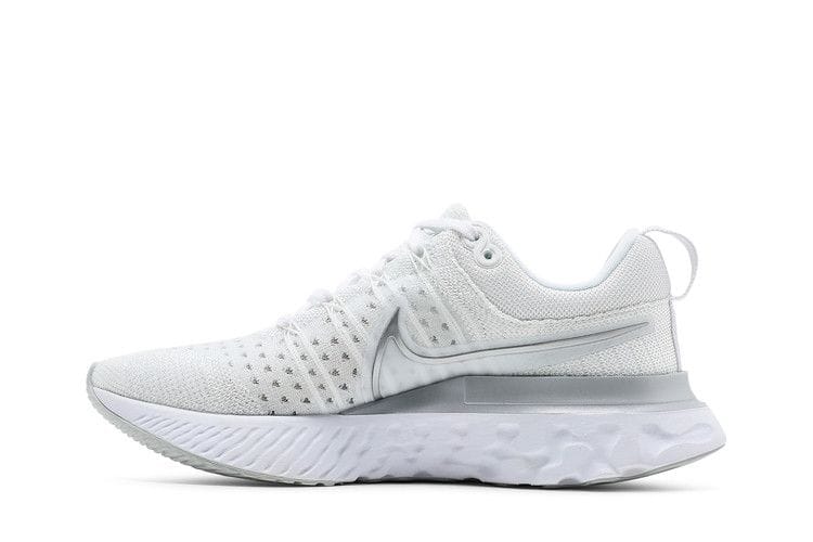 Women's React Infinity Run Flyknit 2 'White Metallic Silver'