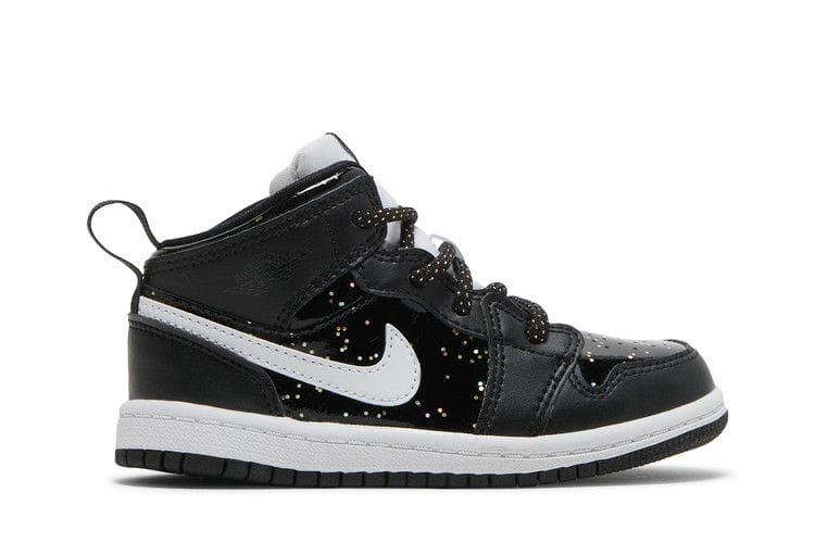 Air Jordan 1 Mid SE TD 'Black Glitter'