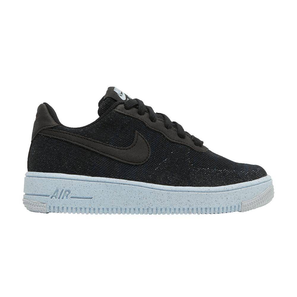 Air Force 1 Crater Flyknit GS 'Black Chambray Blue'