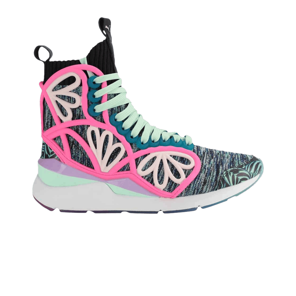 Women's Sophia Webster x Pearl Cage Graph Mid 'Black Multi-Color'