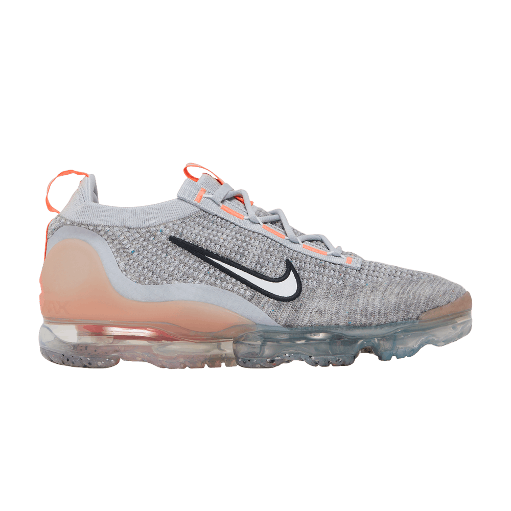 Men's Air VaporMax 2021 Flyknit 'Grey Fog Bright Mango'