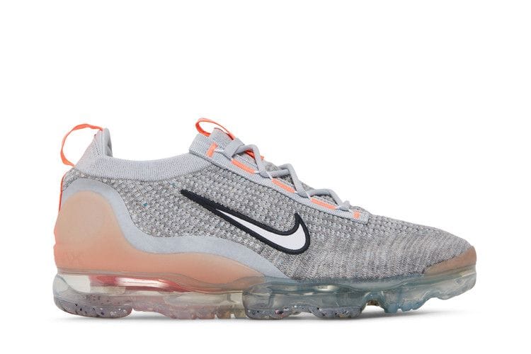 Men's Air VaporMax 2021 Flyknit 'Grey Fog Bright Mango'