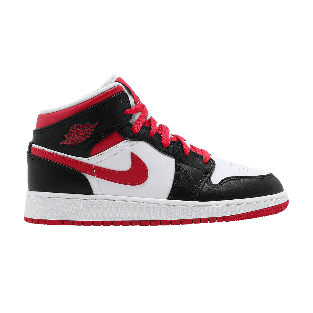 Air Jordan 1 Mid GS 'White Very Berry'