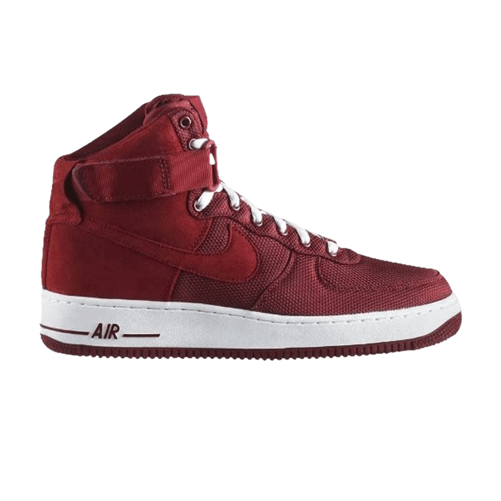 Men's Air Force 1 High Premium 'Team Red'