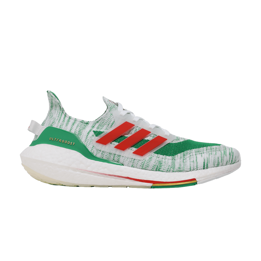 Men's UltraBoost 21 'White Green'