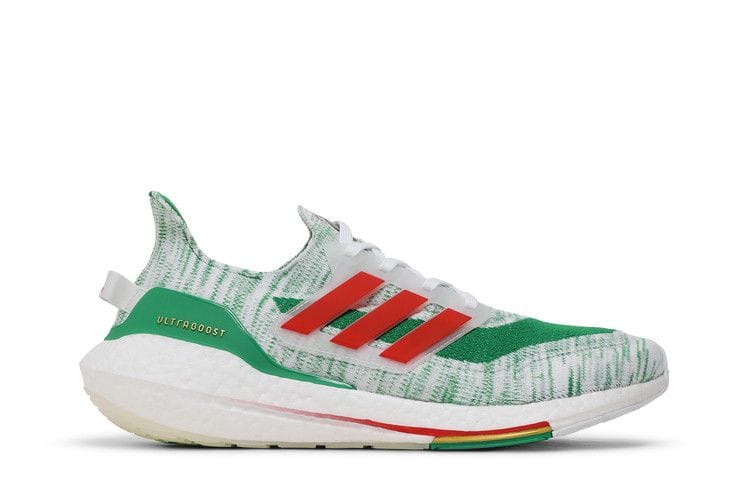 Men's UltraBoost 21 'White Green'