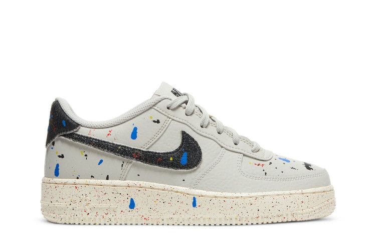 Air Force 1 LV8 3 GS 'Paint Splatter - Light Bone'
