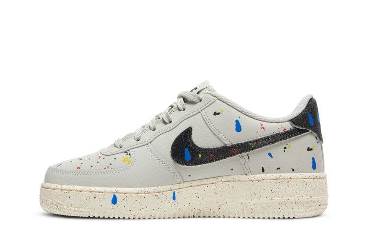 Air Force 1 LV8 3 GS 'Paint Splatter - Light Bone'
