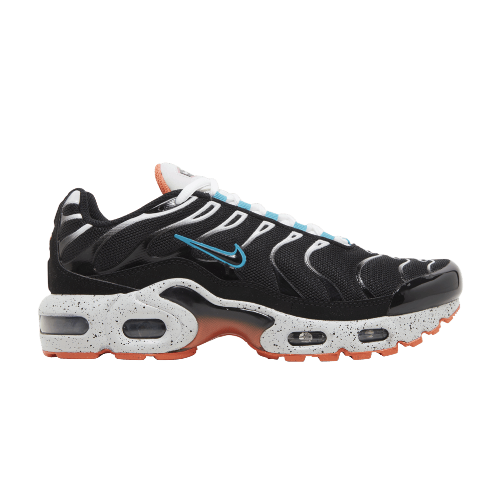 Air Max Plus GS 'Black Turf Orange Speckled'