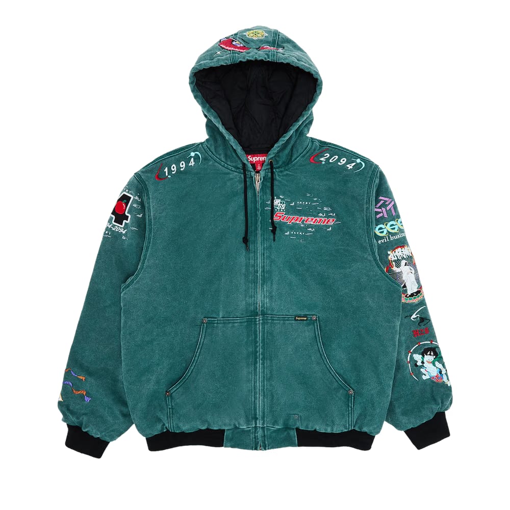 Supreme AOI Hooded Work Jacket Teal