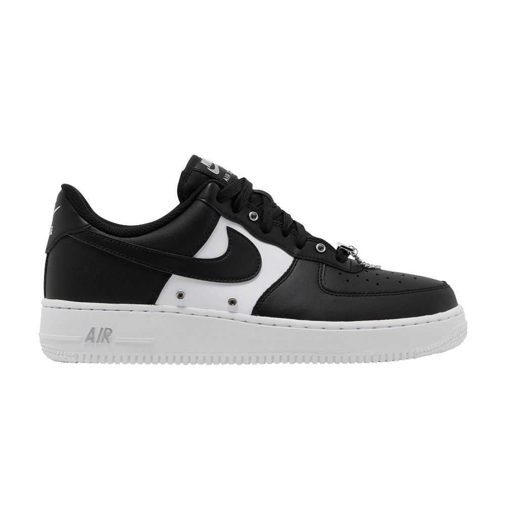 Men's Air Force 1 '07 Premium 'Silver Chain - Black'