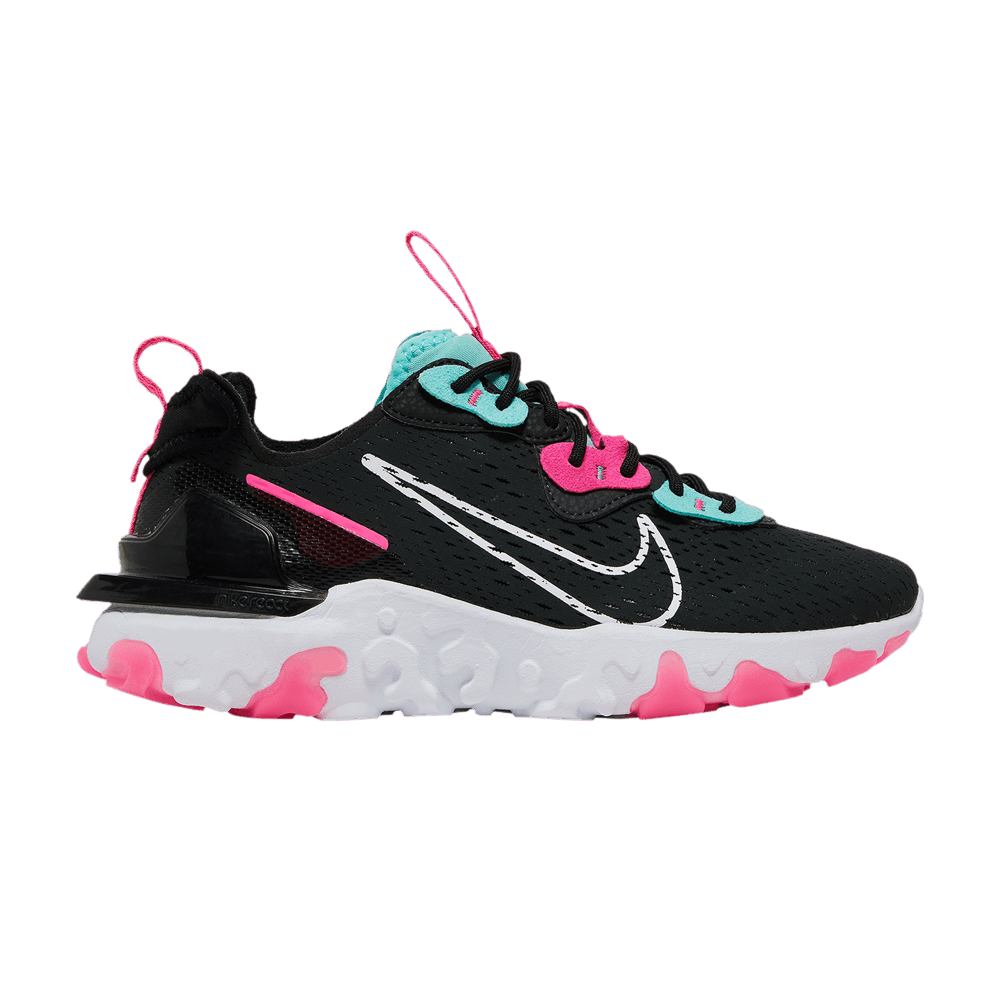 Women's React Vision 'Dark Smoke Grey Pink Blast'
