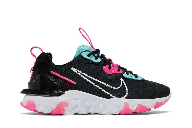 Women's React Vision 'Dark Smoke Grey Pink Blast'