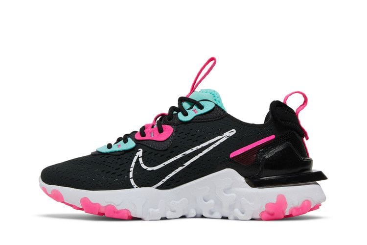 Women's React Vision 'Dark Smoke Grey Pink Blast'