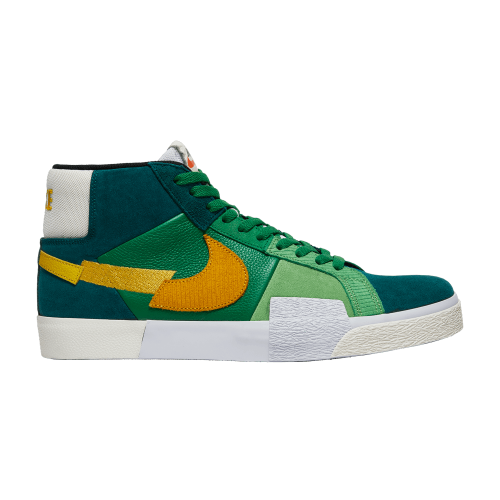 Men's Zoom Blazer Mid Premium SB 'Mosaic Pack - Aloe Verde'