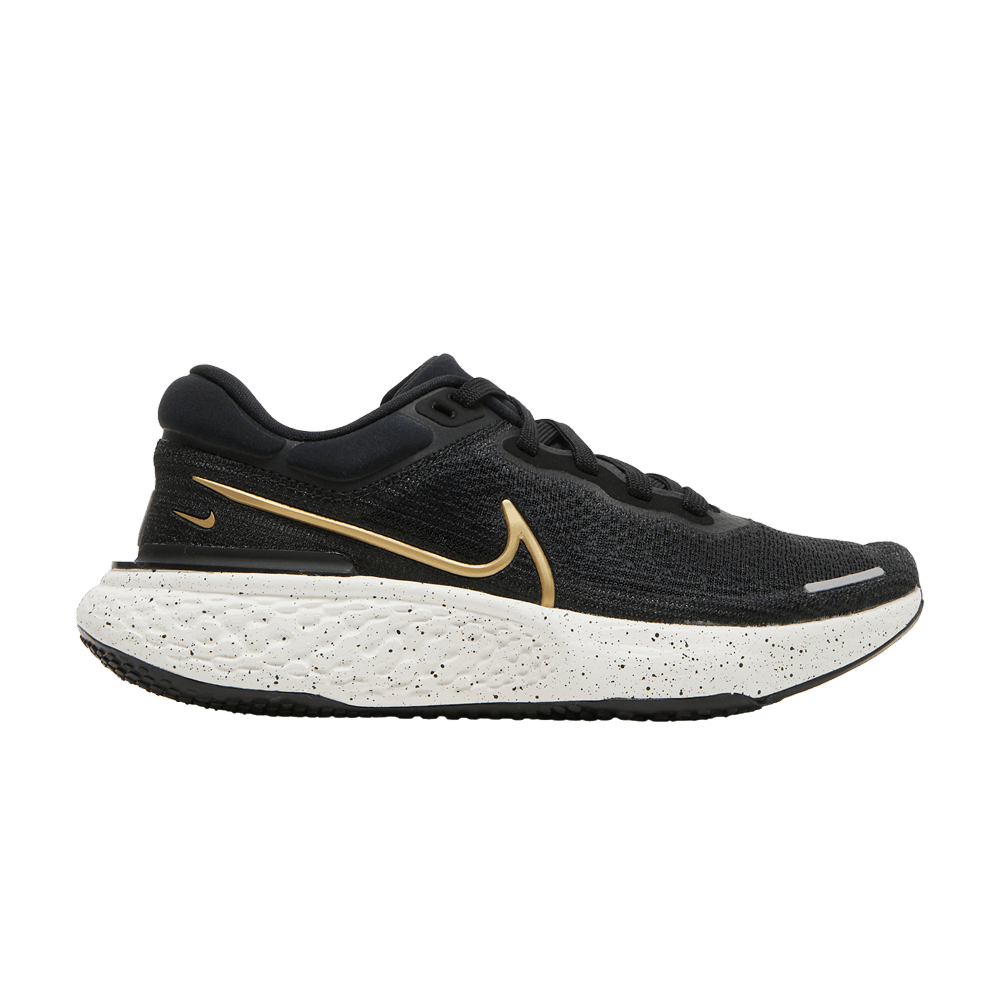 Women's ZoomX Invincible Run Flyknit 'Black Metallic Gold'