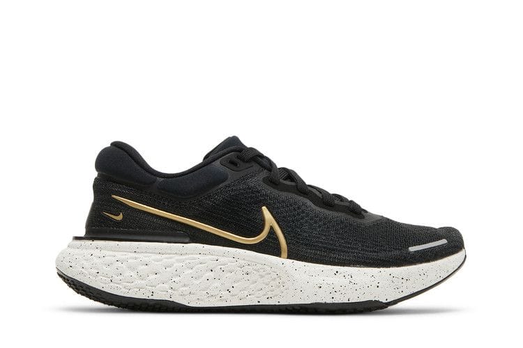 Women's ZoomX Invincible Run Flyknit 'Black Metallic Gold'