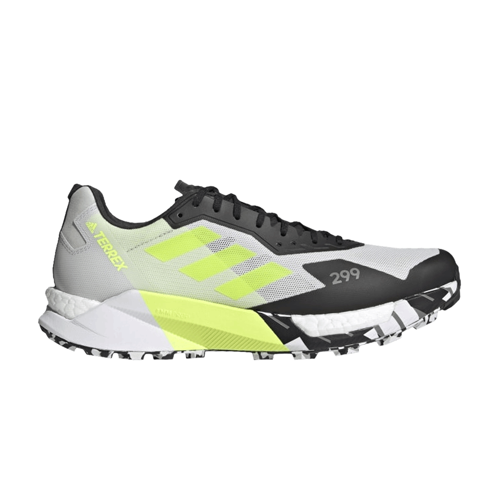Men's Terrex Agravic Ultra Trail 'Grey Solar Yellow'