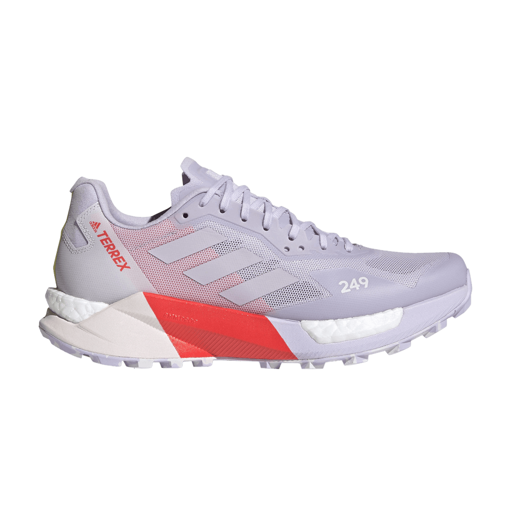 Women's Terrex Agravic Ultra Trail 'Purple Tint Solar Red'