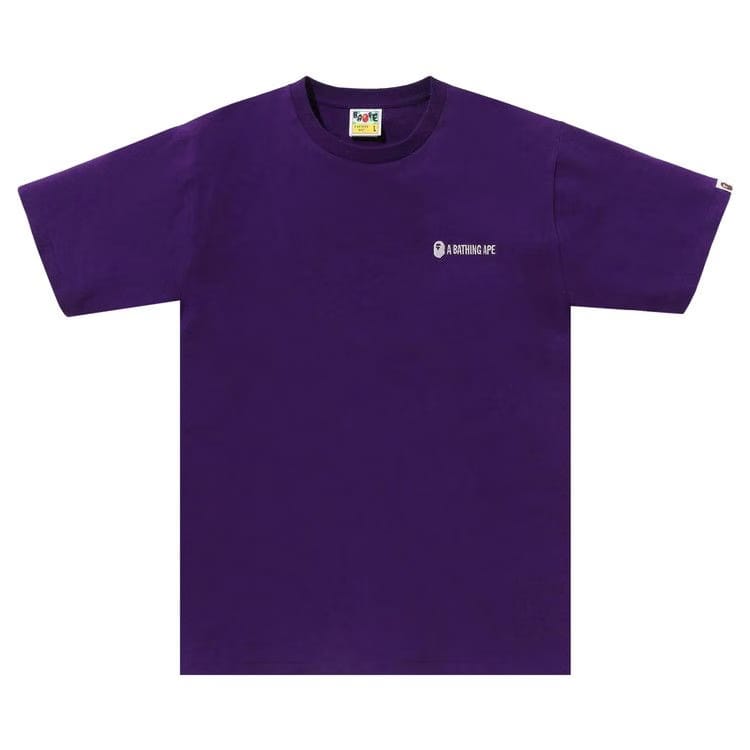 BAPE Small Logo T-Shirt Purple