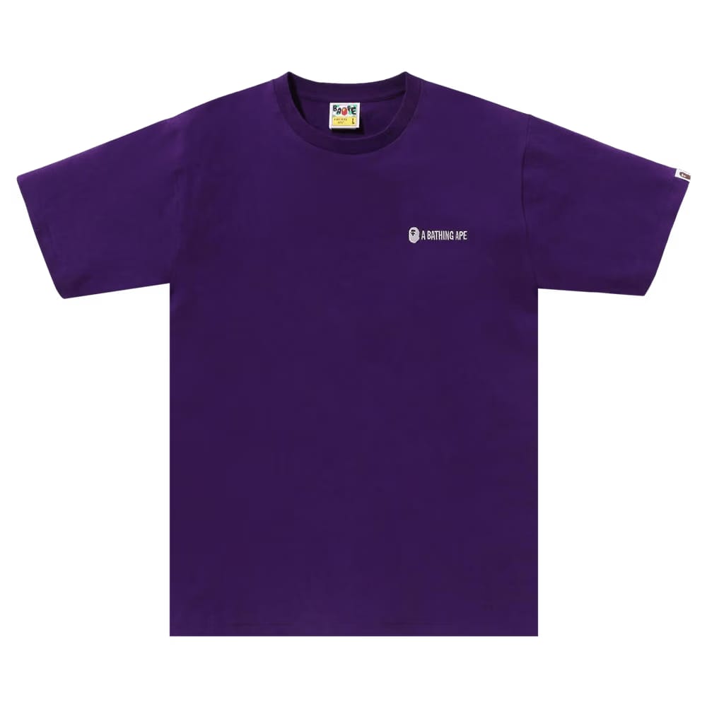 BAPE Small Logo T-Shirt Purple