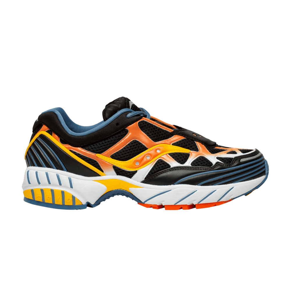 Men's Grid Web 'Black Orange'