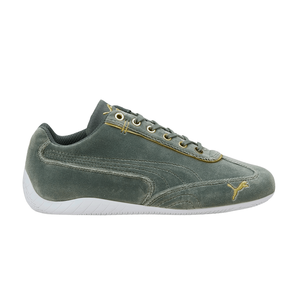 Women's Speedcat Velvet 'Balsam Green'
