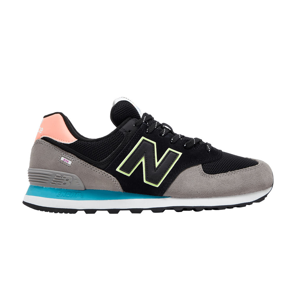 Men's 574 'Black Paradise Pink'