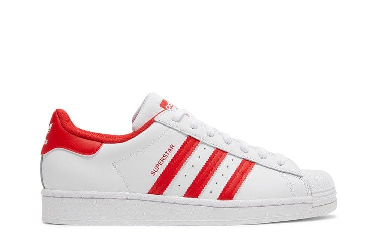 Men's Superstar 'White Vivid Red'