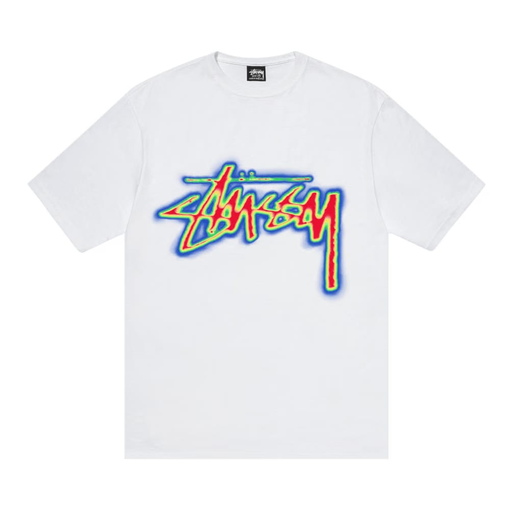 Stussy Thermal Stock T-Shirt White