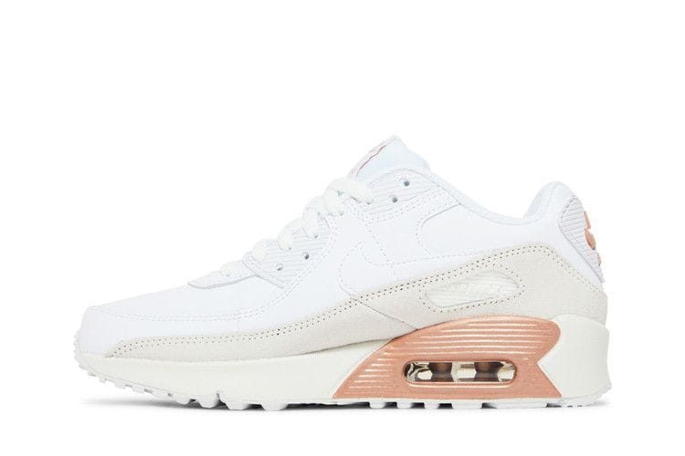 Air Max 90 Leather GS 'White Metallic Red Bronze'