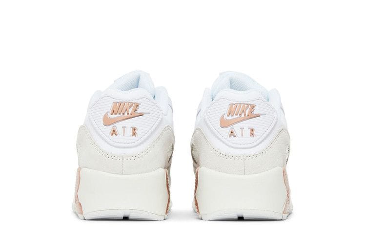 Air Max 90 Leather GS 'White Metallic Red Bronze'
