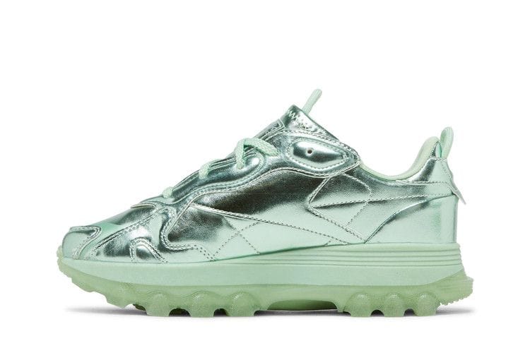 Cardi B x Classic Leather Big Kid 'Semi Pixel Mint'