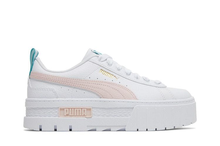 Mayze Leather Jr 'White Chalk Pink'