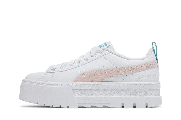 Mayze Leather Jr 'White Chalk Pink'