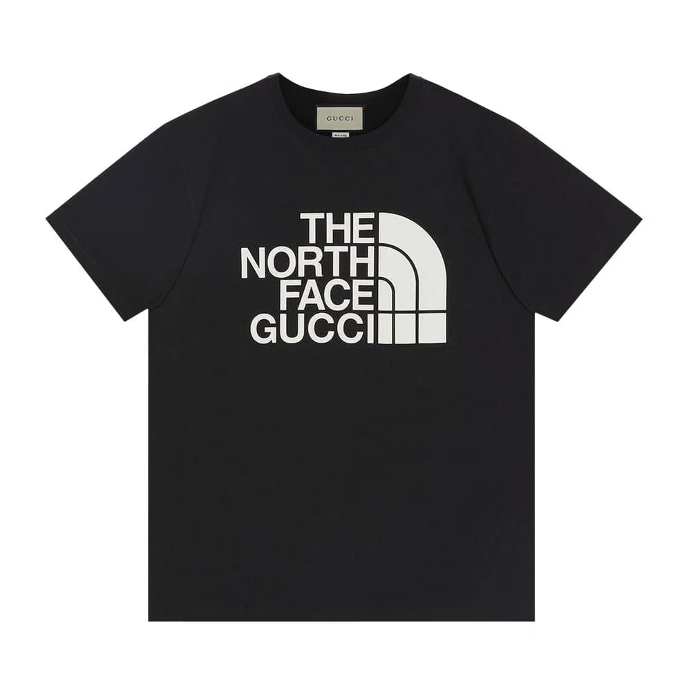 The North Face x Gucci Cotton T-Shirt Black/Ivory