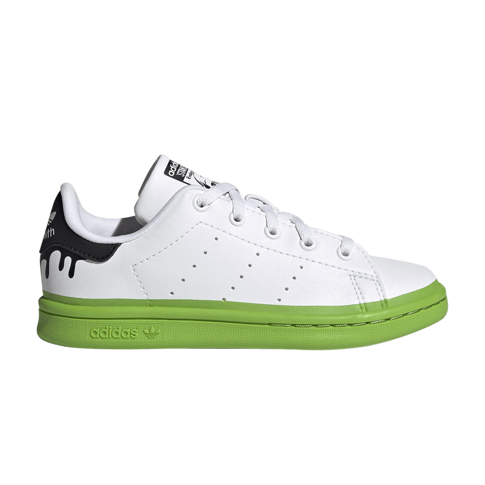 Stan Smith Little Kid 'Paint Drip - White Solid Green'