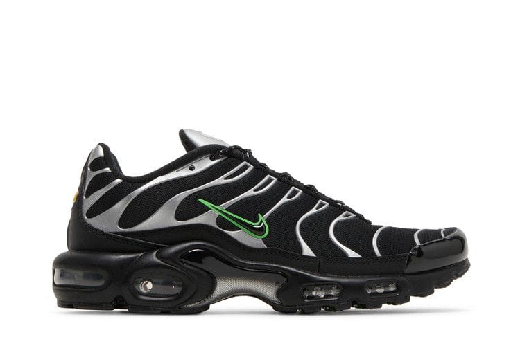 Men's Air Max Plus 'Black Silver Green Strike'