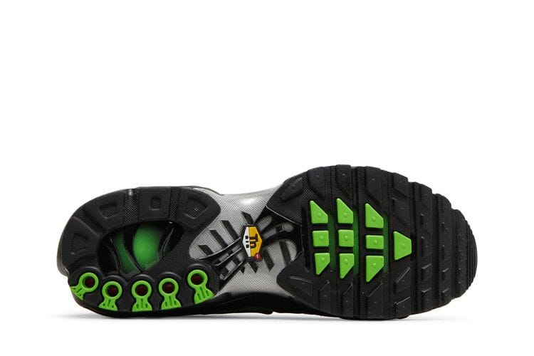 Men's Air Max Plus 'Black Silver Green Strike'