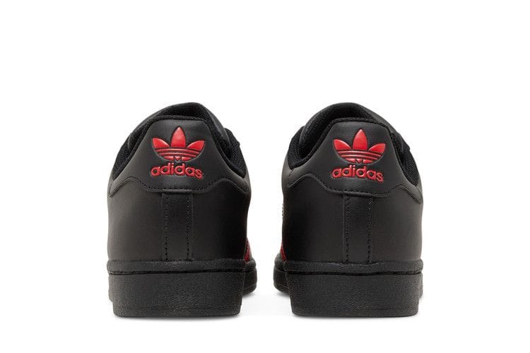 Men's Superstar 'Core Black Vivid Red'