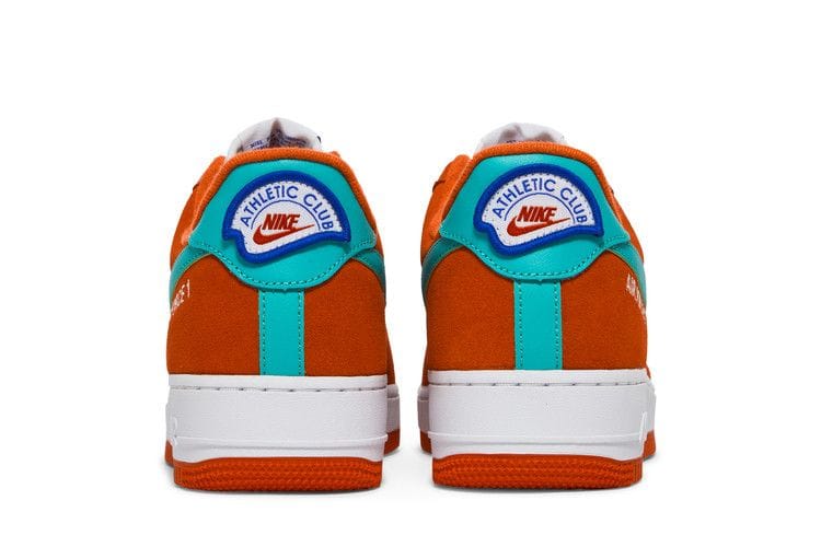 Men's Air Force 1 '07 LV8 'Athletic Club - Rush Orange Washed Teal'