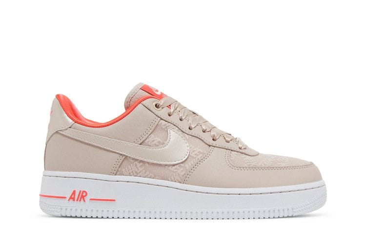 Women's Air Force 1 '07 'Fossil Stone Laser Crimson'