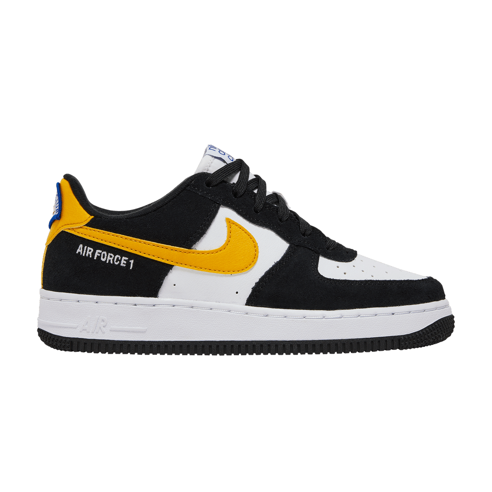 Air Force 1 LV8 GS 'Black White Dark Sulfur'