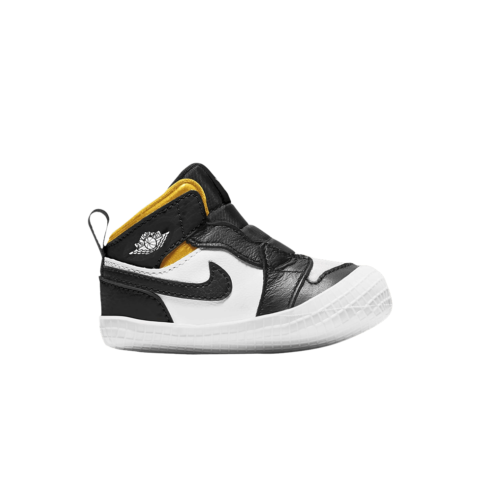 Air Jordan 1 Crib Bootie 'Black Varsity Maize'